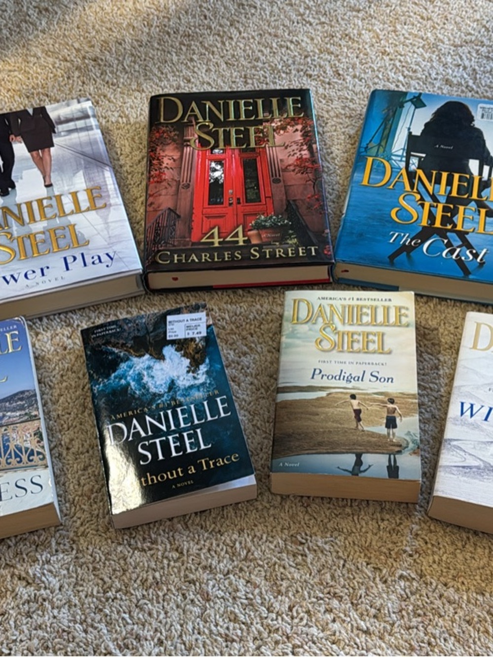Danielle Steel Paperback Book Lot - Assorted Cover Colors